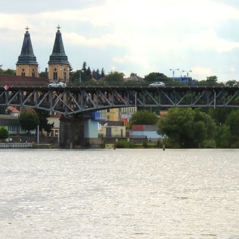Most přes řeku Labe Roudnice nad Labem